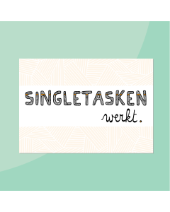 Singletasken • Postkaart